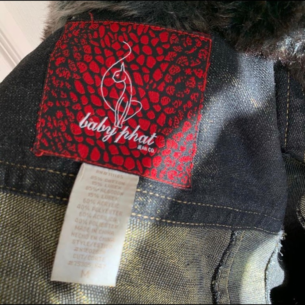 Y2k Baby phat button up denim jacket - Picture 8 of 10